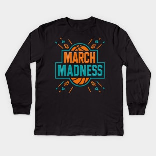 march madness tournament Kids Long Sleeve T-Shirt